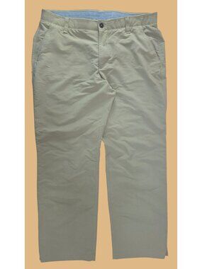 Under Armour Mens Stretch Fit Khaki Pants 38x30 Chino Lightweight